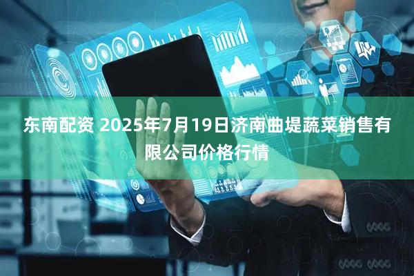 东南配资 2025年7月19日济南曲堤蔬菜销售有限公司价格行情