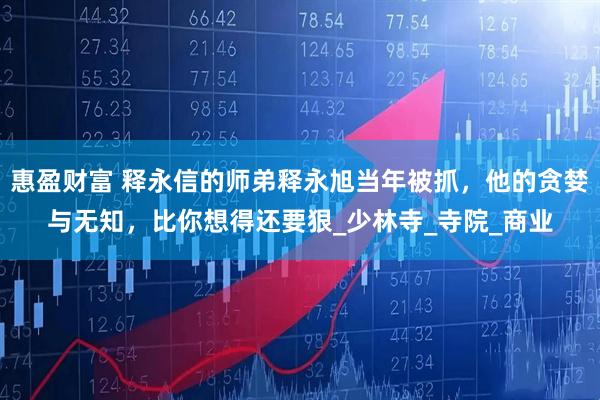 惠盈财富 释永信的师弟释永旭当年被抓，他的贪婪与无知，比你想得还要狠_少林寺_寺院_商业